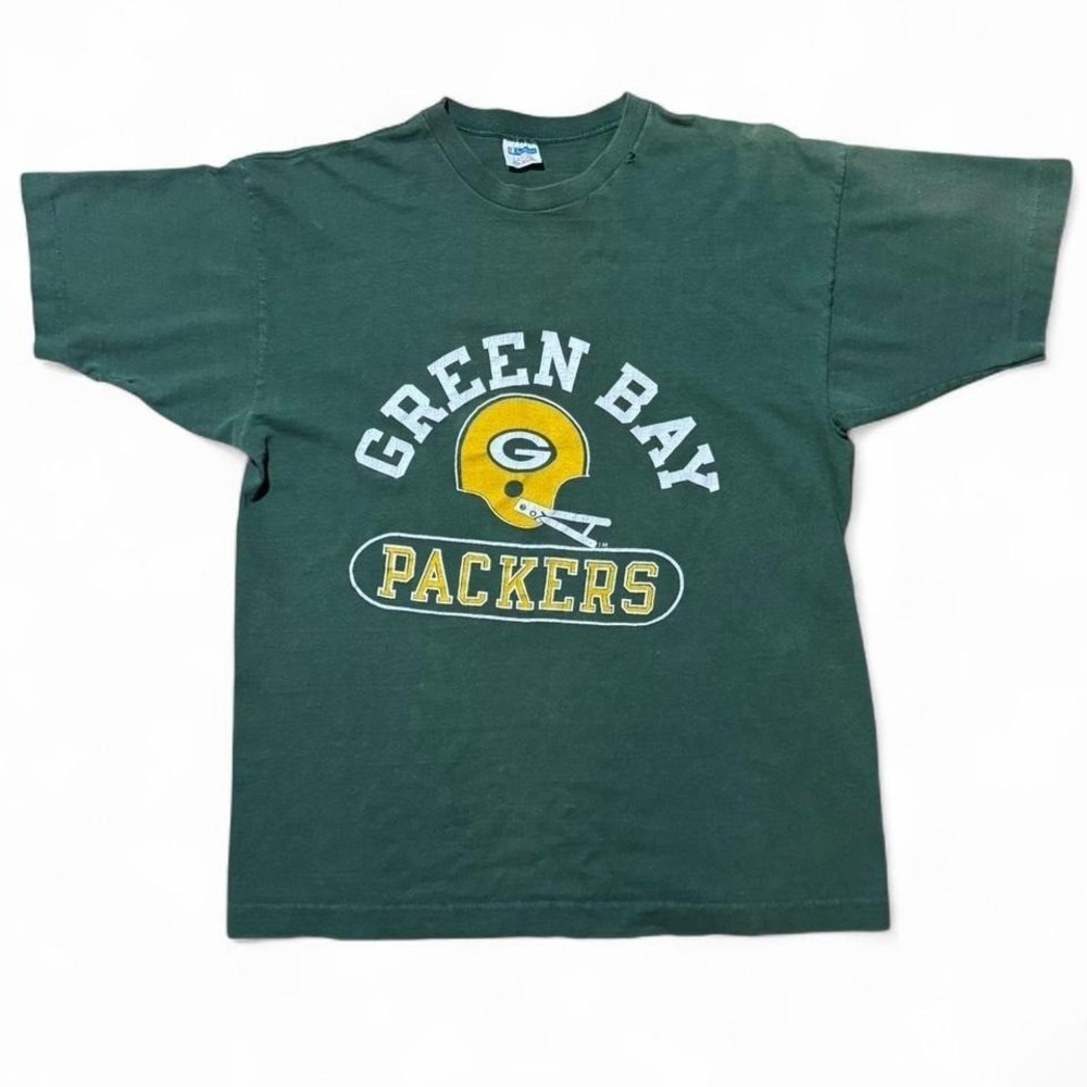 Vintage 70s Green Bay Packers NFL Football Single Stitch Champion T-shirt Medium